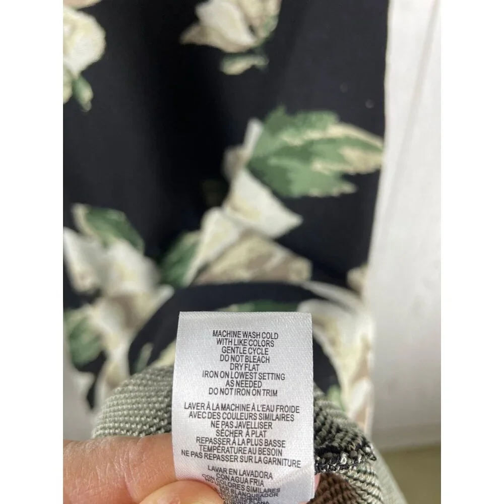 Julia Jordan Floral Sweater Dress Midi Women's Large Fit & Flare A-Line NWT - Picture 9 of 10